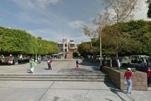 Zócalo de Ciudad hidalgo. Foto: Google Maps