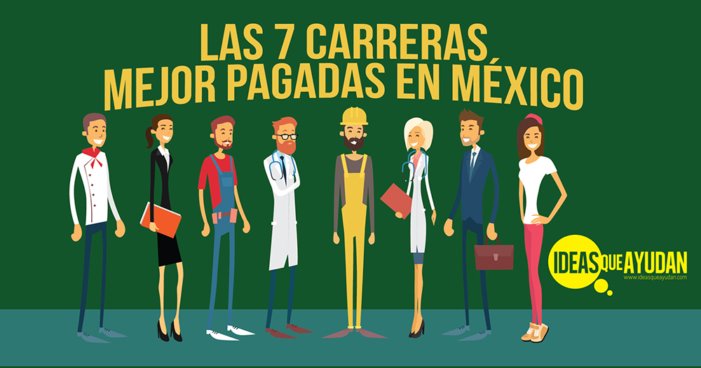 Las 7 carreras mejor pagadas en México