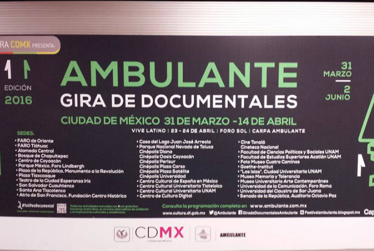 Gira de documentales en México