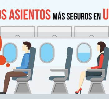 asientos más seguros en un avión