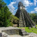 Las pirámides de Tikal, en Guatemala