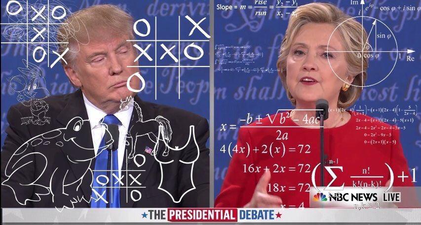 Diviértete con los mejores memes del debate Clinton VS Trump