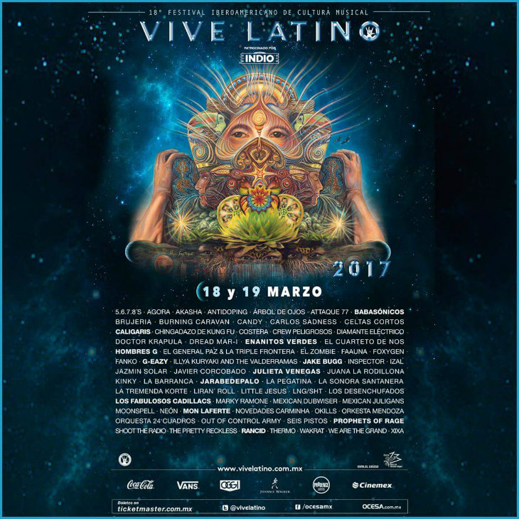 Cartel oficial del Vive Latino