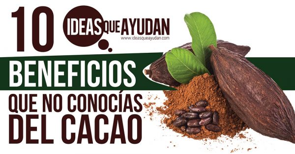 Beneficios Del Cacao Que No Tal Vez No Conocías | Ideas Que Ayudan