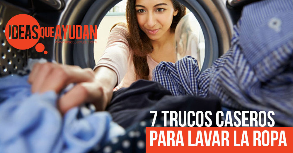 7 trucos caseros para lavar la ropa