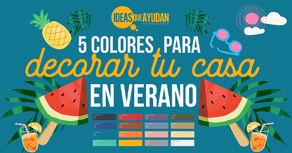 5 colores para decorar tu casa en verano