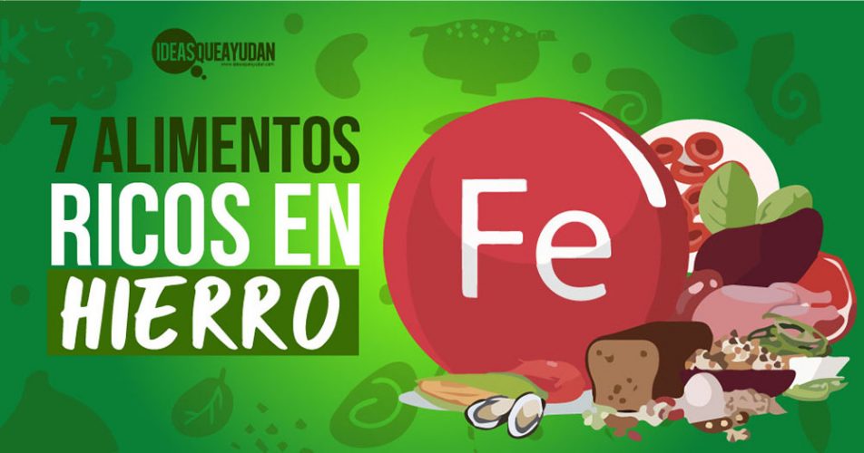 7 Alimentos Ricos En Hierro Para Una Mejor Vida| Ideas Que Ayudan