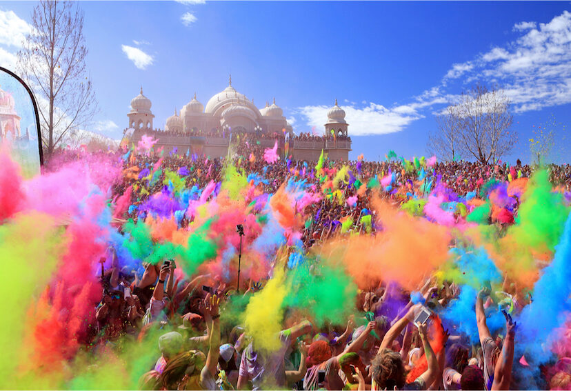 Festival Holi en la India, una festividad llena de color