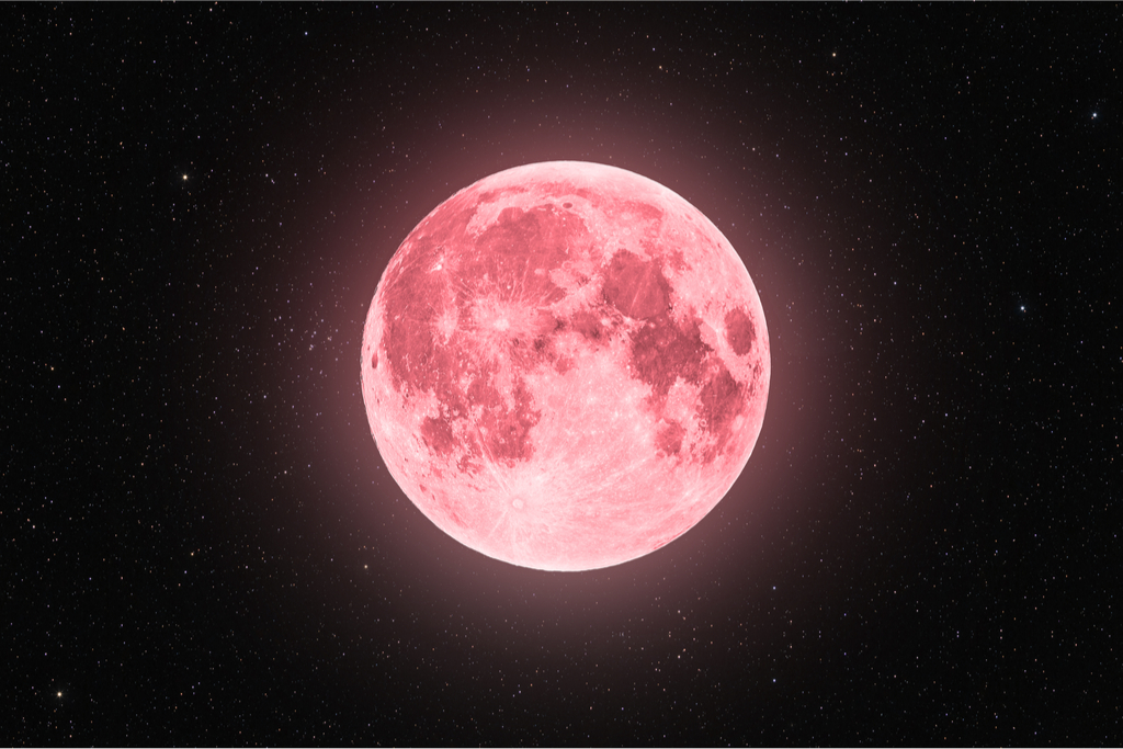 ¿Qué es la luna rosa?