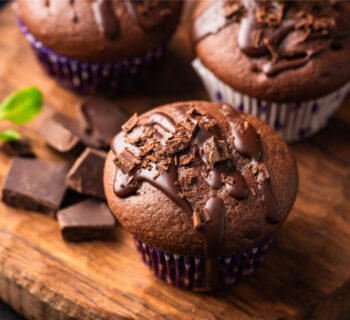 Receta para muffins de chocolate