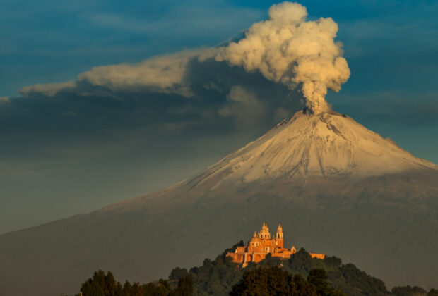 Volcanes activos en México